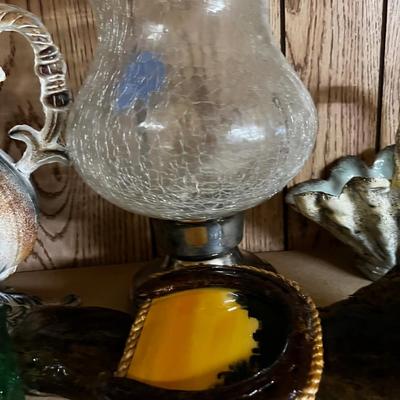 Decorative  Lot of Sconce, Lamp, Planter etc. 