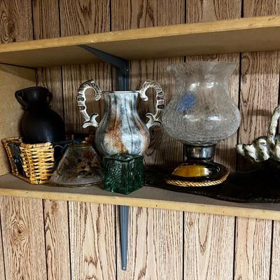 Decorative  Lot of Sconce, Lamp, Planter etc. 