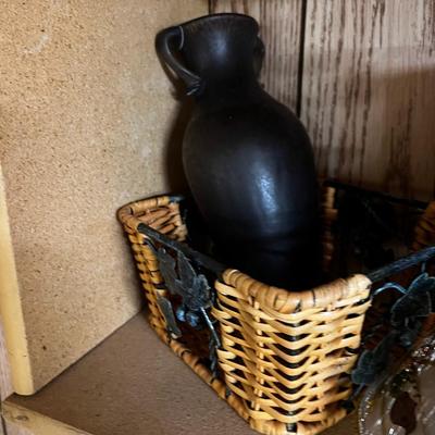 Decorative  Lot of Sconce, Lamp, Planter etc. 