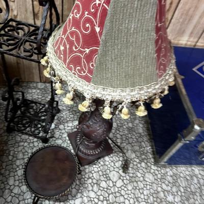 Brown Iron Lamp and TP    