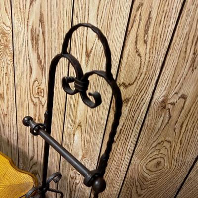 Brown Iron Lamp and TP    