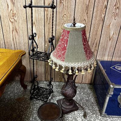 Brown Iron Lamp and TP    