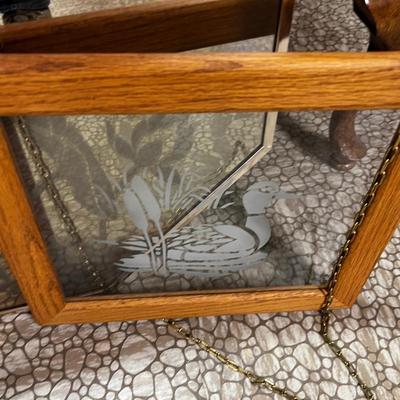 Etched Mirror and Will Hanging Frame