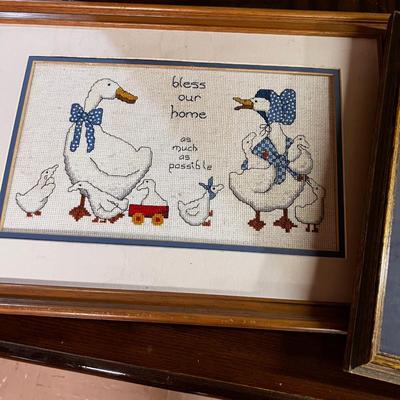 3 Needle Point Pictures 
