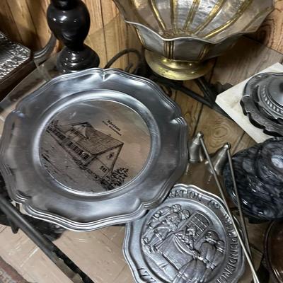 Metal Bowls, Candle Stick, Brass and Pewter etc.