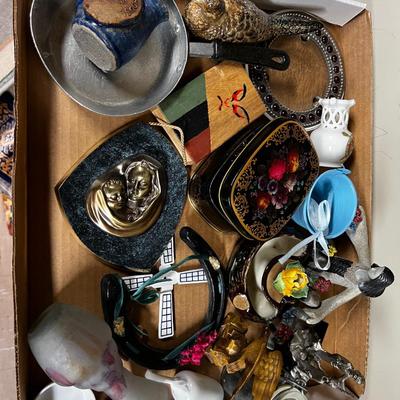 Tray full of Decorative Miniatures 