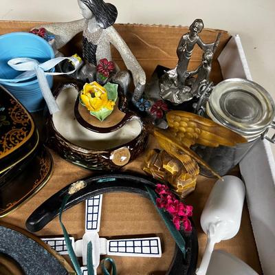 Tray full of Decorative Miniatures 