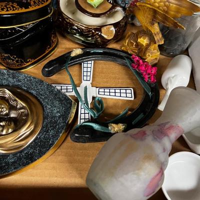Tray full of Decorative Miniatures 