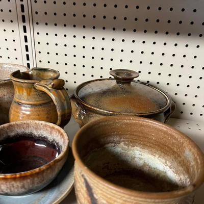 Stoneware of Studio Art Pottery  Lot 