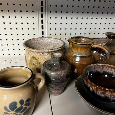 Stoneware of Studio Art Pottery  Lot 
