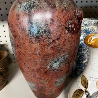 Larger Vases, including GREEN one