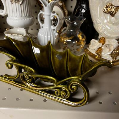 Lot of Vases and Floral items 