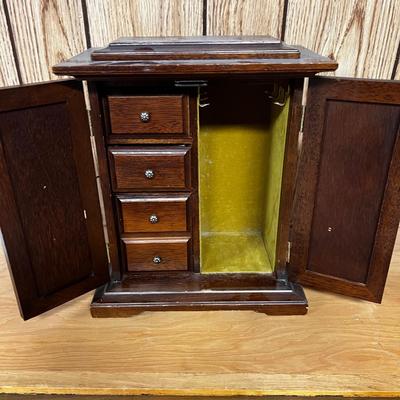 Small Musical Jewelry Cabinet