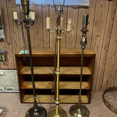 3 Metal Floor Lamps