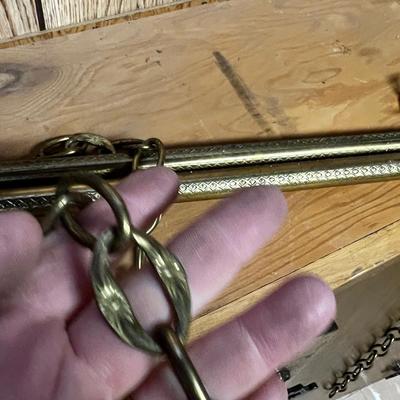Hanging Brass Bars with Chain (3) 