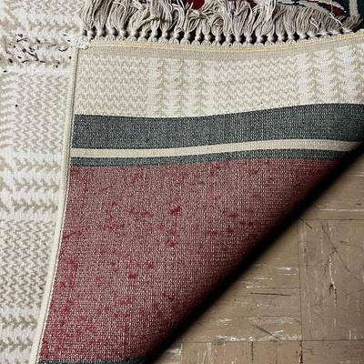Pheasant Rug! Red and Green