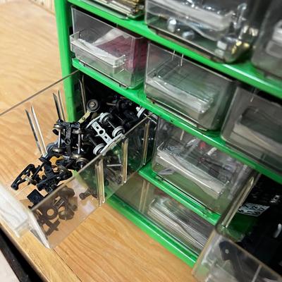 Parts Holder Full of HO Train Parts