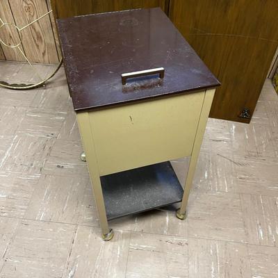 Rolling Hanging Metal File Cabinet 