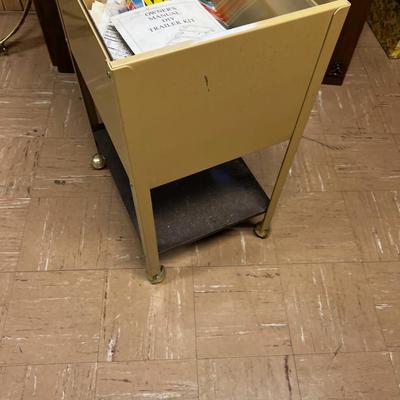 Rolling Hanging Metal File Cabinet 