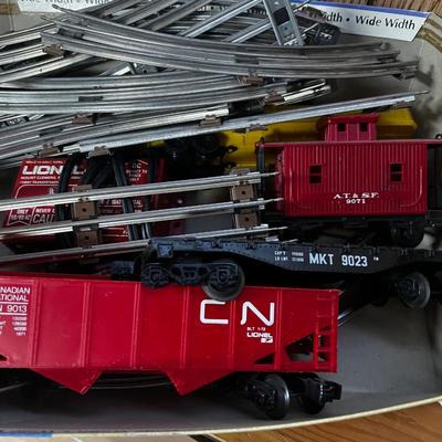 O Scale Train Cars and Track 