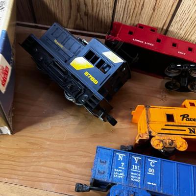 O Scale Train Cars and Track 