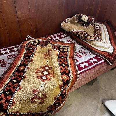 3 Vintage Hook Rugs 