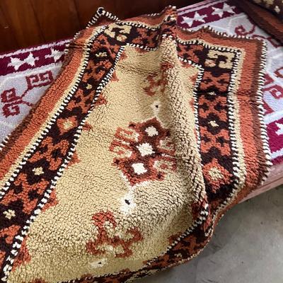 3 Vintage Hook Rugs 
