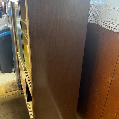 Formica & Metal China Cabinet 
