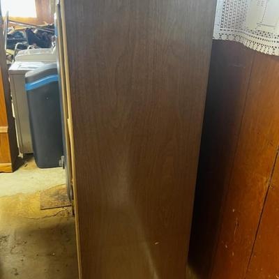 Formica & Metal China Cabinet 