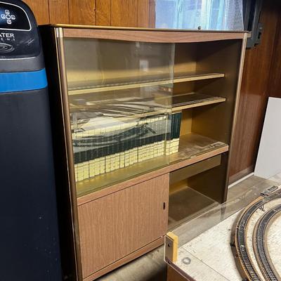 Formica & Metal China Cabinet 