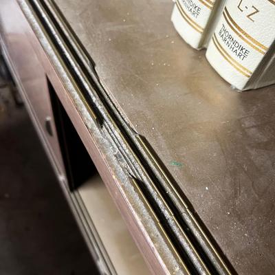 Formica & Metal China Cabinet 