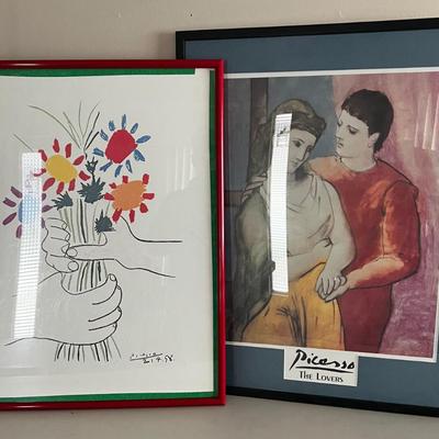 2 Framed Picasso Prints! (Upstairs 