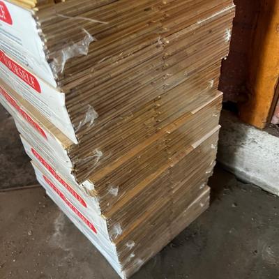 G NEW SEVERAL BOXES (9) WOOD PARQUET FLOORING '