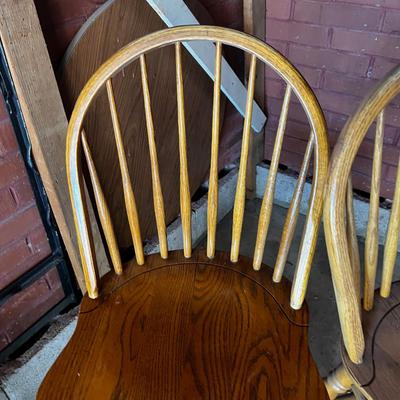 G Pair of Bar Stools 24" To the Seat