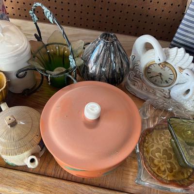 G All the Ceramic & Glass Plus Table on rollers. BOTH Lots one money . 