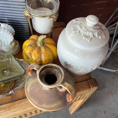 G All the Ceramic & Glass Plus Table on rollers. BOTH Lots one money . 