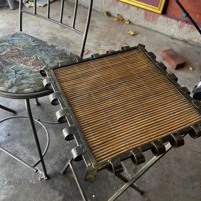 G Lot of Metal Stools and Tables 