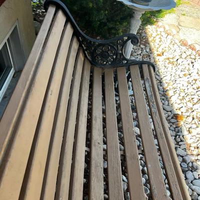 OUTSIDE Cast Iron Bench 