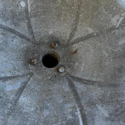 OUTSIDE Bird Bath Metal 
