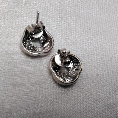Vintage Diamond Love Knot 925 Earrings
