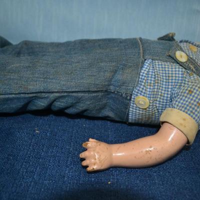 LOT 326. VINTAGE DOLL. 19" TALL