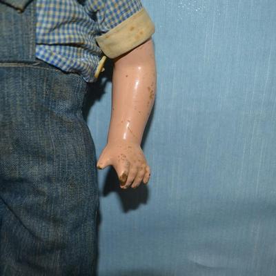 LOT 326. VINTAGE DOLL. 19" TALL