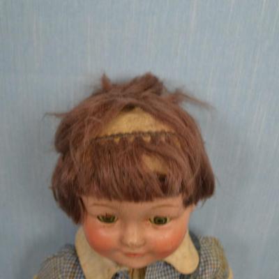 LOT 326. VINTAGE DOLL. 19" TALL