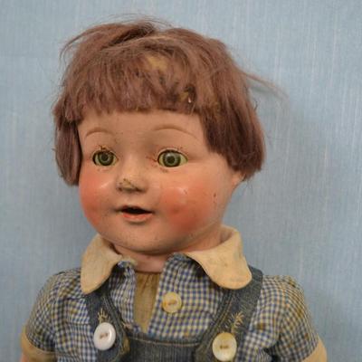 LOT 326. VINTAGE DOLL. 19" TALL