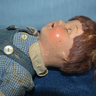 LOT 326. VINTAGE DOLL. 19" TALL