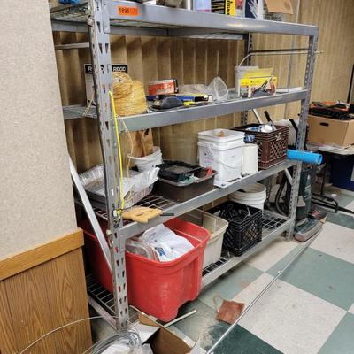 Metal Shelving Unit