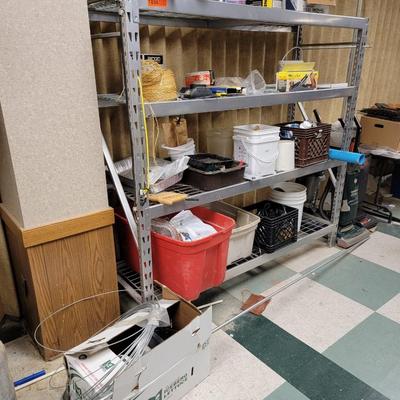 Wire, paint supplies, concrete tools and misc.