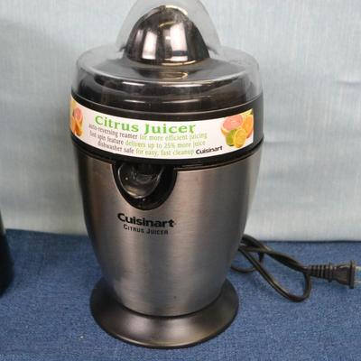 LOT 329. CUISINART JUICER AND COFFEE MAKER