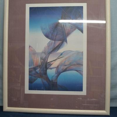 LOT 333. FRAMED PRINT