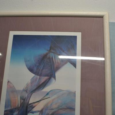 LOT 333. FRAMED PRINT